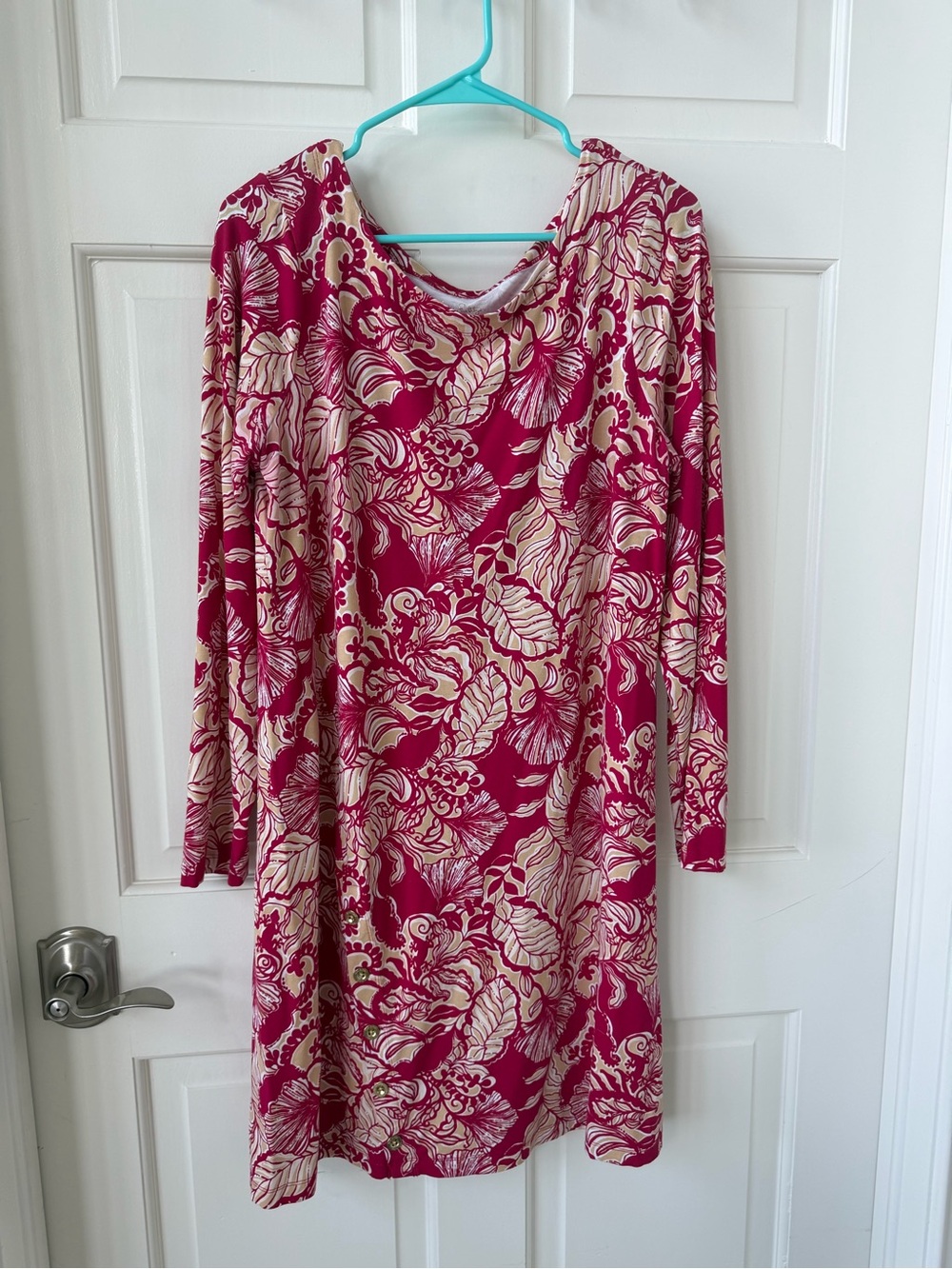Lilly Pulitzer XL Red and gold dress - Picture 4 of 4